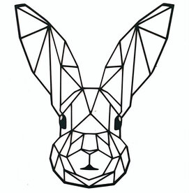 Geometrische Konijn M of L