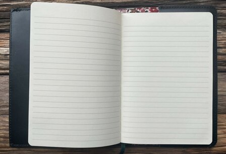 Leren Notitieboekje Blad