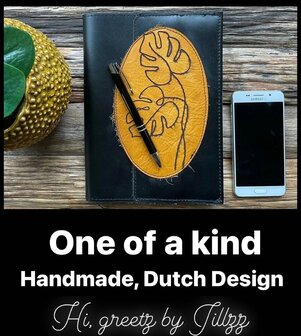 Leren Notitieboekje Blad