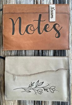 Leren Notitieboekje Notes