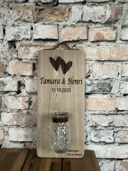 Wandbord Vaasje 
