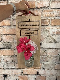 Wandbord Vaasje 