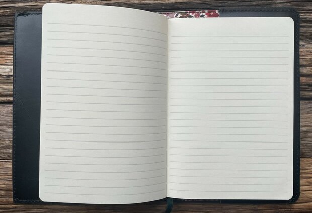 Leren Notitieboekje Blad