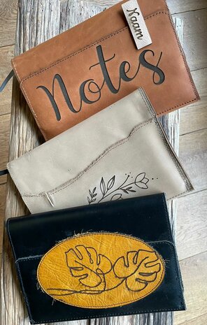 Leren Notitieboekje Notes
