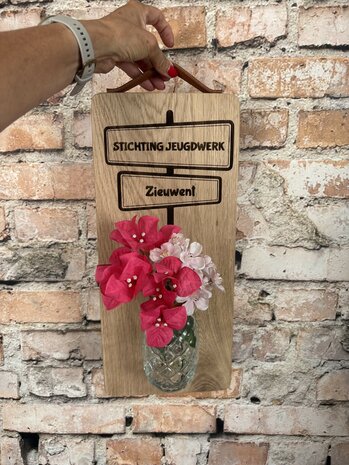 Wandbord Vaasje 