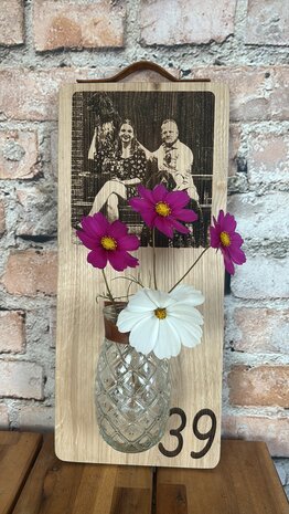 Wandbord Vaasje 