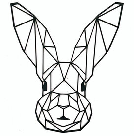 Geometrische Konijn M of L Geometrische Konijn M of L