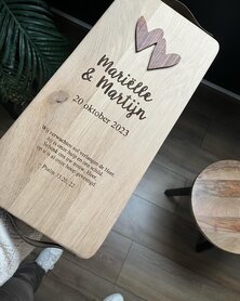 Eiken Borrelplank 45 x 20 x 2 