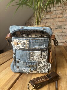 Dubbele Heuptas spijker vintage look 3 = Uniek