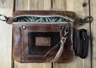 Heuptas Brown Ted XL met luxe riemkoord